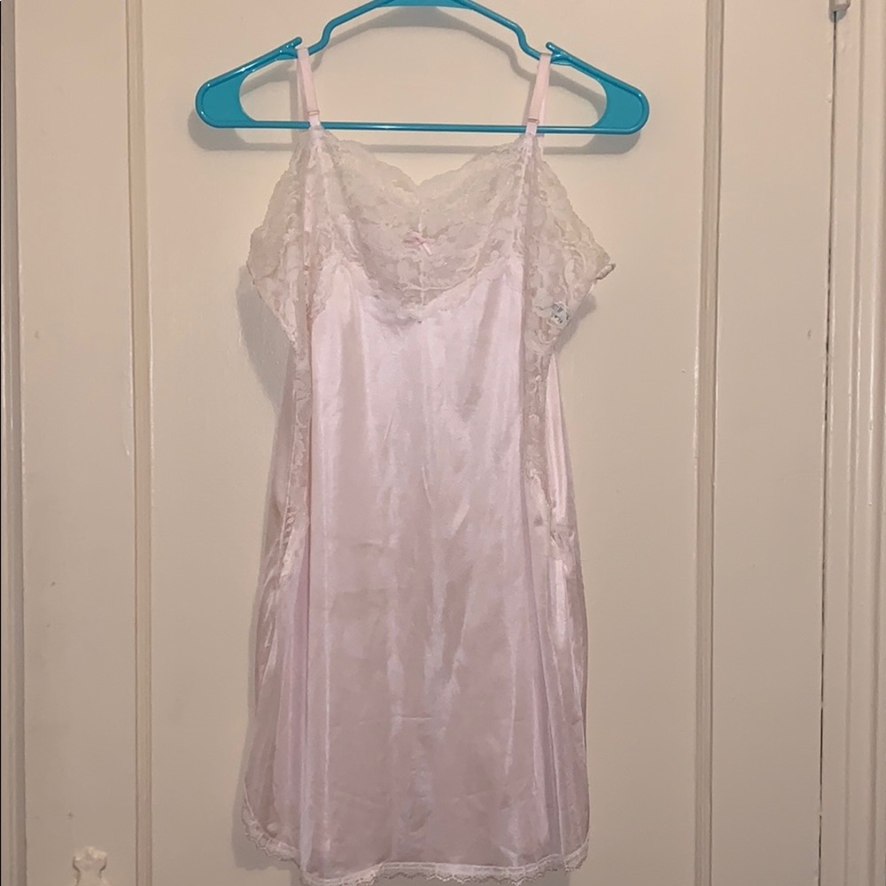 Vintage Light pink tank SLIP